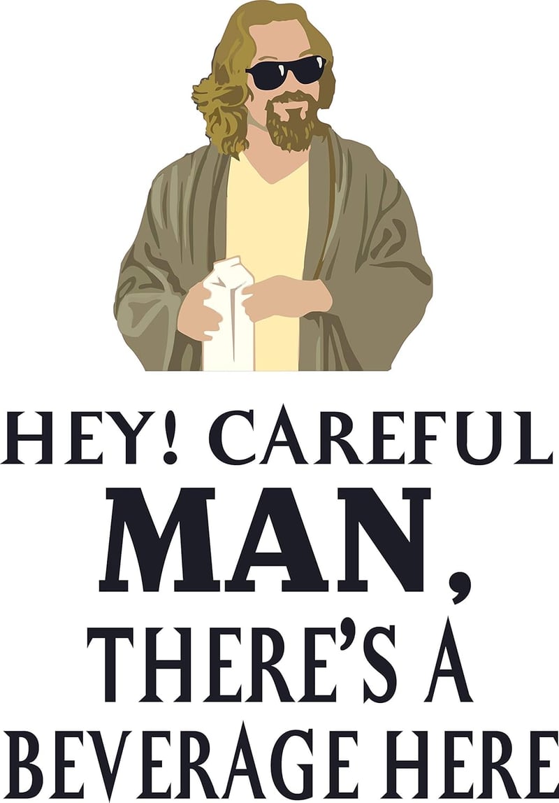 The Big Lebowski Quotes Vinyl Wall Decal - 20