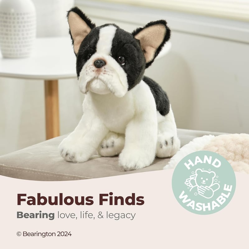 Lil' Oliver French Bulldog Stuffed Animal, 6 Inches