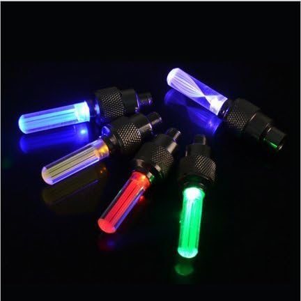 LED Tire Valve Cap Lights - 20 PCS Assorted Colors for Bikes & Cars