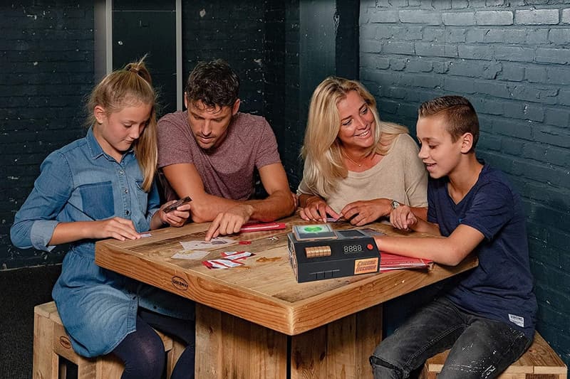 Family Edition Escape Room Board Game - 3 Time Travel Challenges