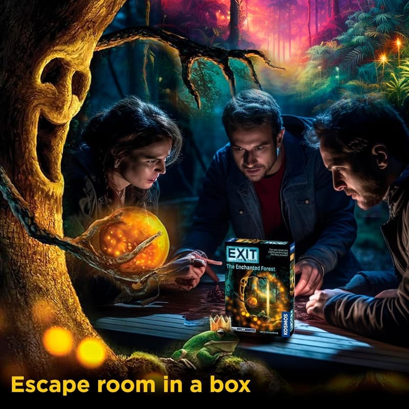Enchanted Forest Escape Room Game for Families | 1-4 Players