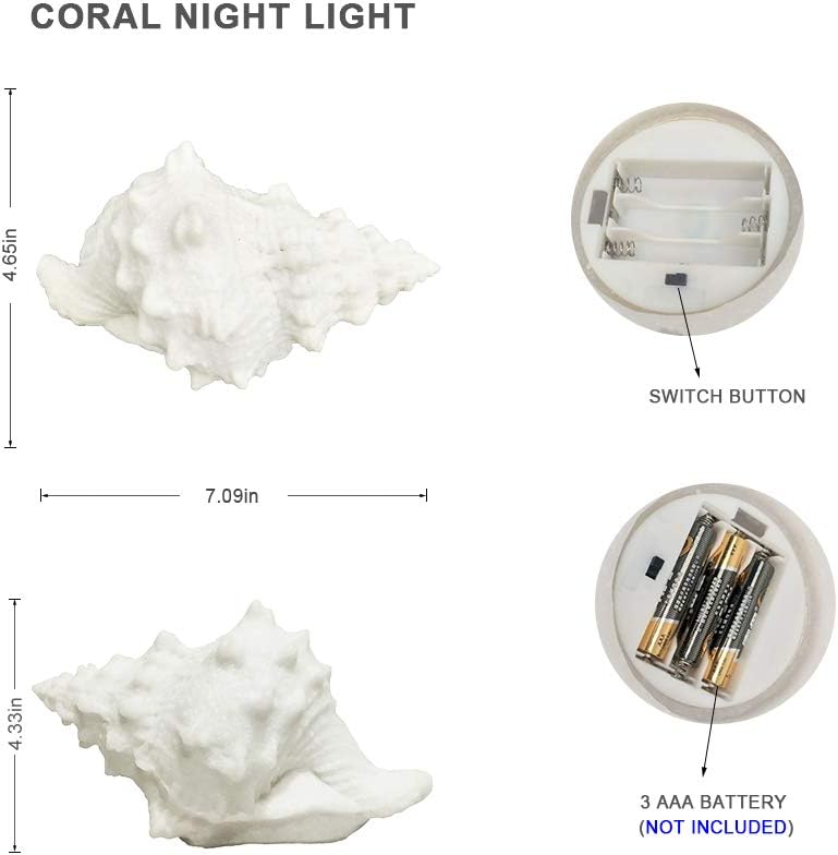 Nautical Night Light with Timer for Kids and Adults