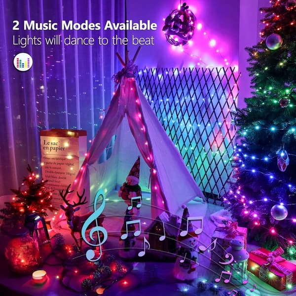 66ft Color Changing Fairy Lights with Remote for Home Parties