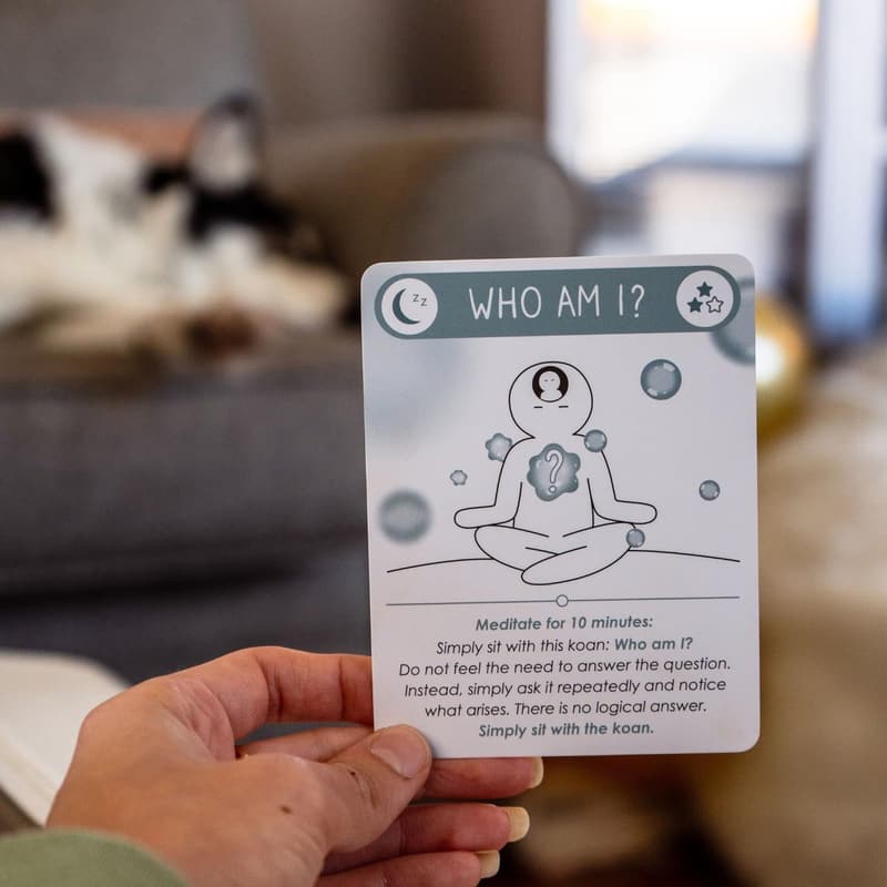 Relaxation Daily Meditation Cards | Anxiety Relief & Mindfulness Gift