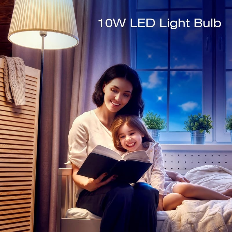Dimmable RGBW LED Light Bulb with Remote Control, 120 Colors