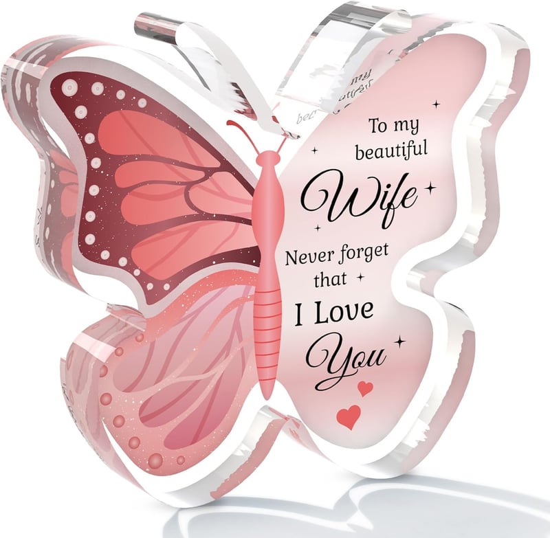 Wedding Anniversary Acrylic Plaque Gift for Wife