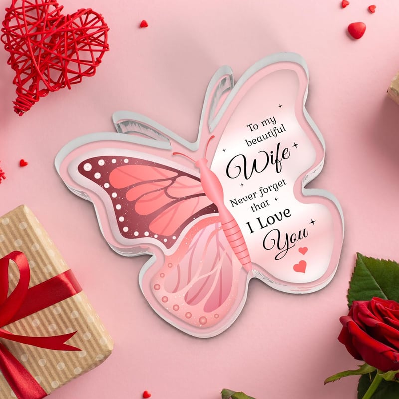 Wedding Anniversary Acrylic Plaque Gift for Wife