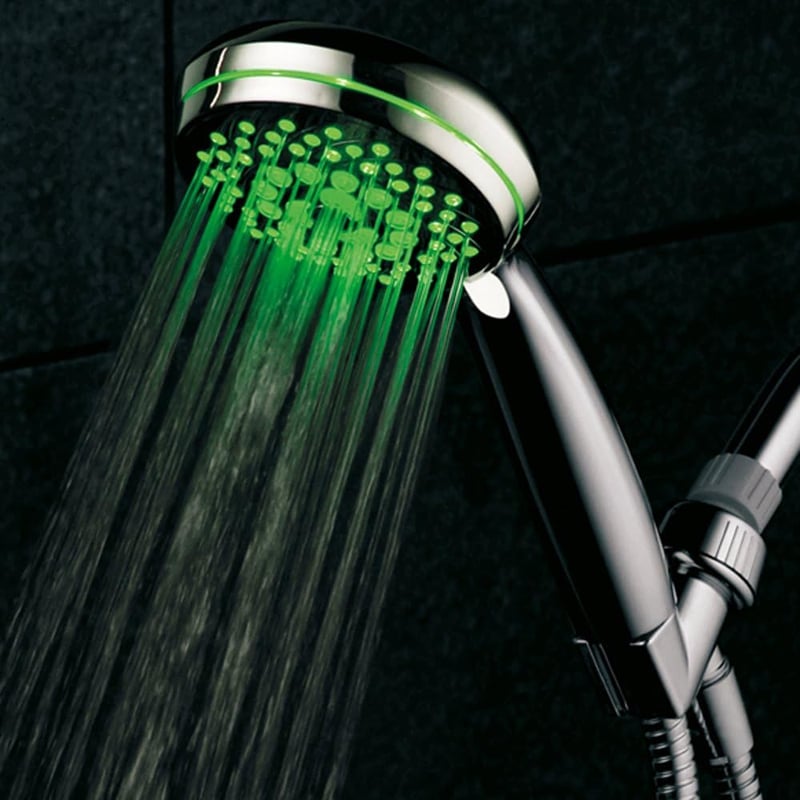 Ultra-Luxury 7-Setting LED Hand Shower with Color-Changing Sensor