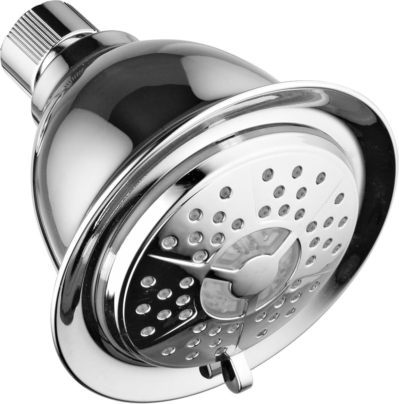 LED Shower Head Combo with Turbo Pressure-Boost Technology