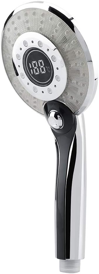 LED Temperature Sensor Shower Head - 3 Color Changing Water-Saving Spray