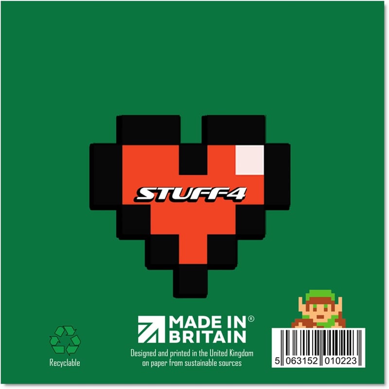 Retro Gaming Anniversary Card - 8 Bit Love Design for Couples