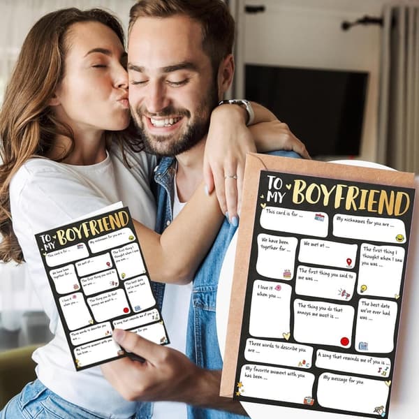 Valentine's Day Card for Him - Men's Gift Option