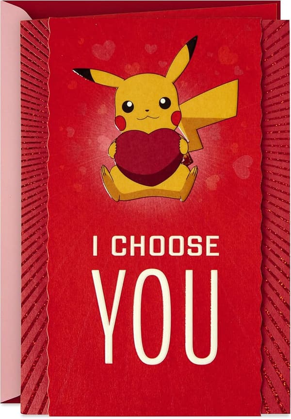 Valentine's Day Pokémon Card - Pikachu, I Choose You