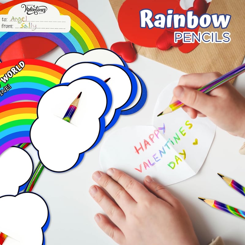 Rainbow Pencil Set - 36 Pack of Colorful Writing Tools