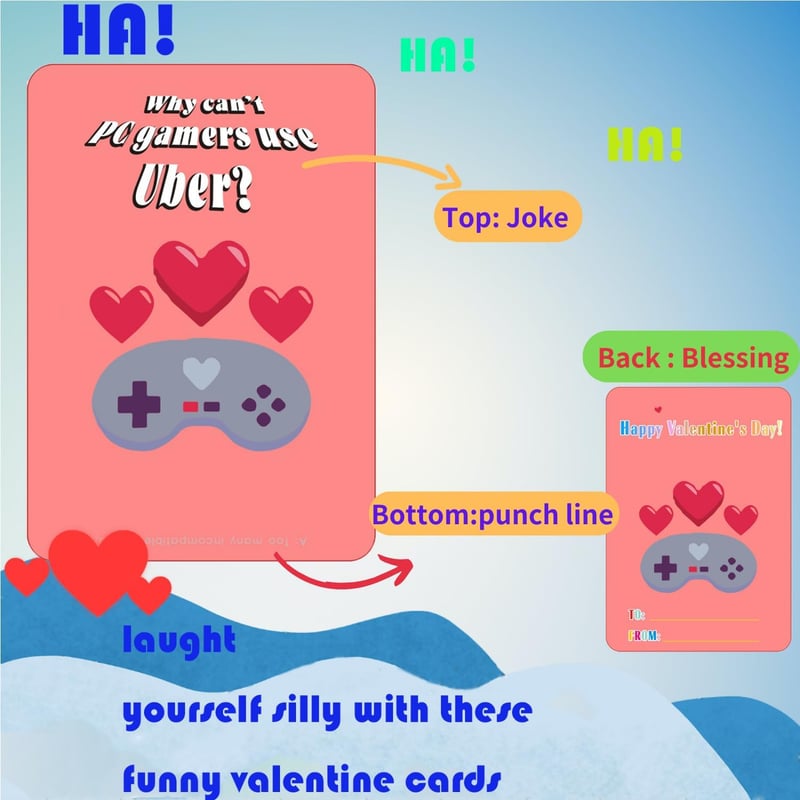 Funny Video Game Valentine Cards with Slap Bracelets - 32 Pack