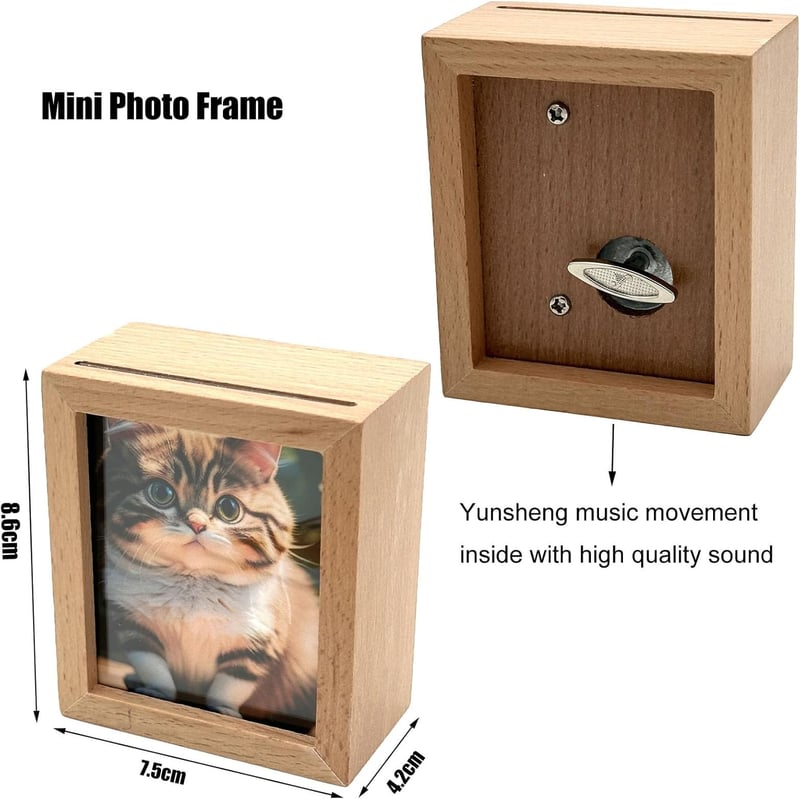 Zelda Wind-Up Music Box with Solid Wood Frame for Anime Fans