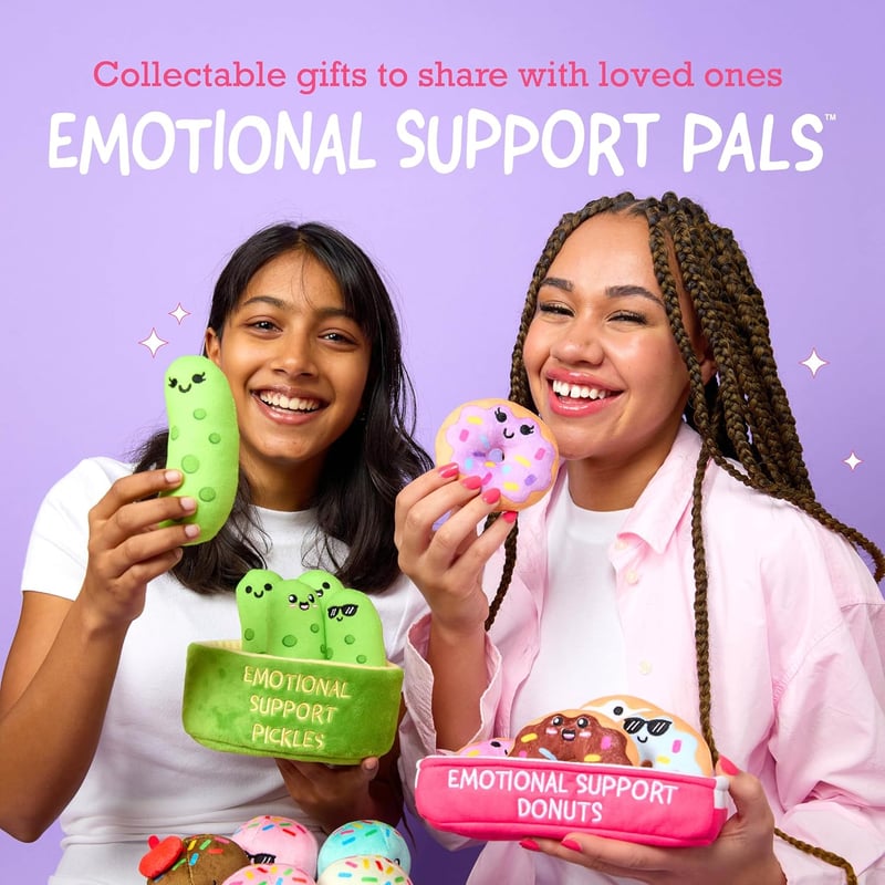 Valentine's Plush Nugget Cards Set for Kids & Friends