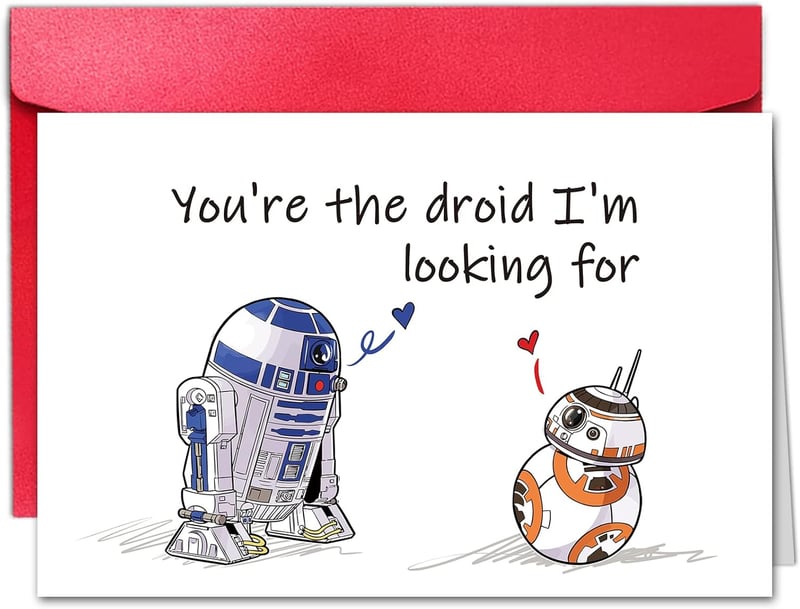 Valentine's Day Star Wars Card for Boyfriend -