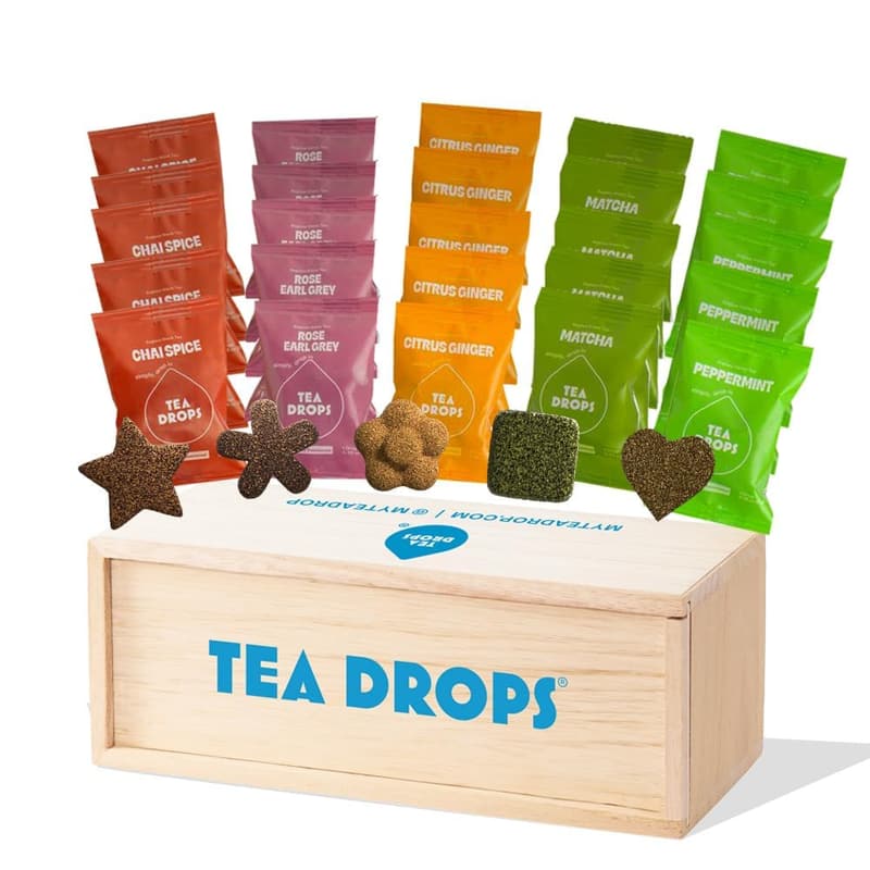 Organic Tea Variety Sampler Box - 25 Count Gift Set