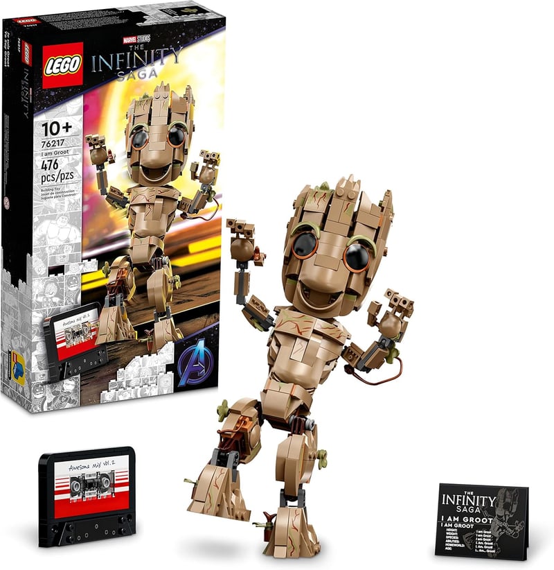 Lego Marvel Groot Building Toy Set for Ages 10+
