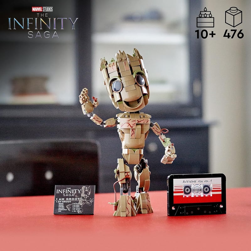 Lego Marvel Groot Building Toy Set for Ages 10+