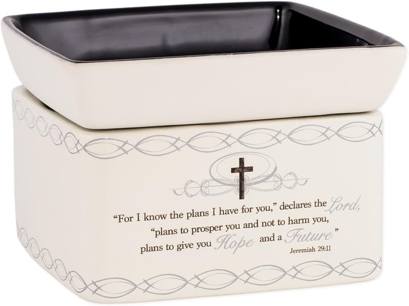 Ceramic 2-in-1 Tart and Wax Oil Warmer Gift