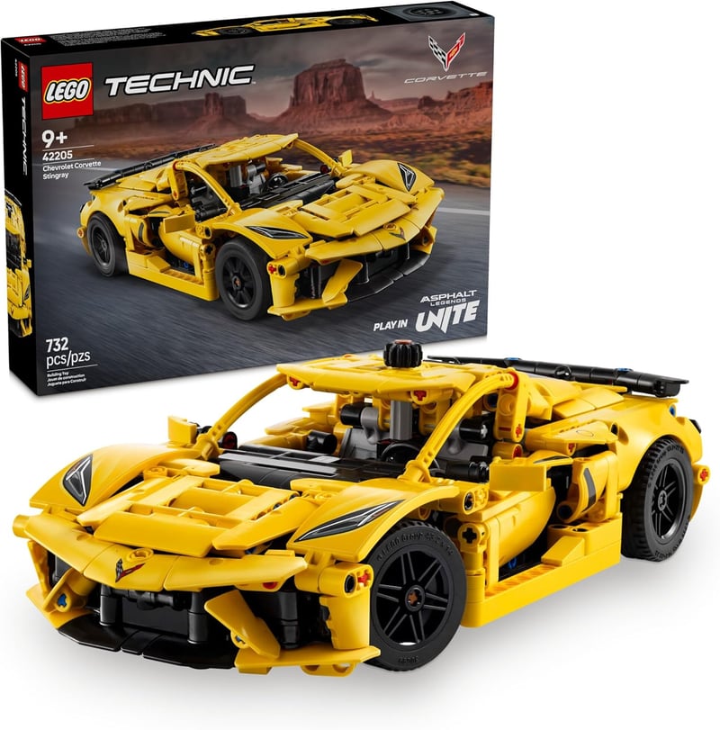 LEGO Technic Chevrolet Corvette Stingray Model Car Set for Kids