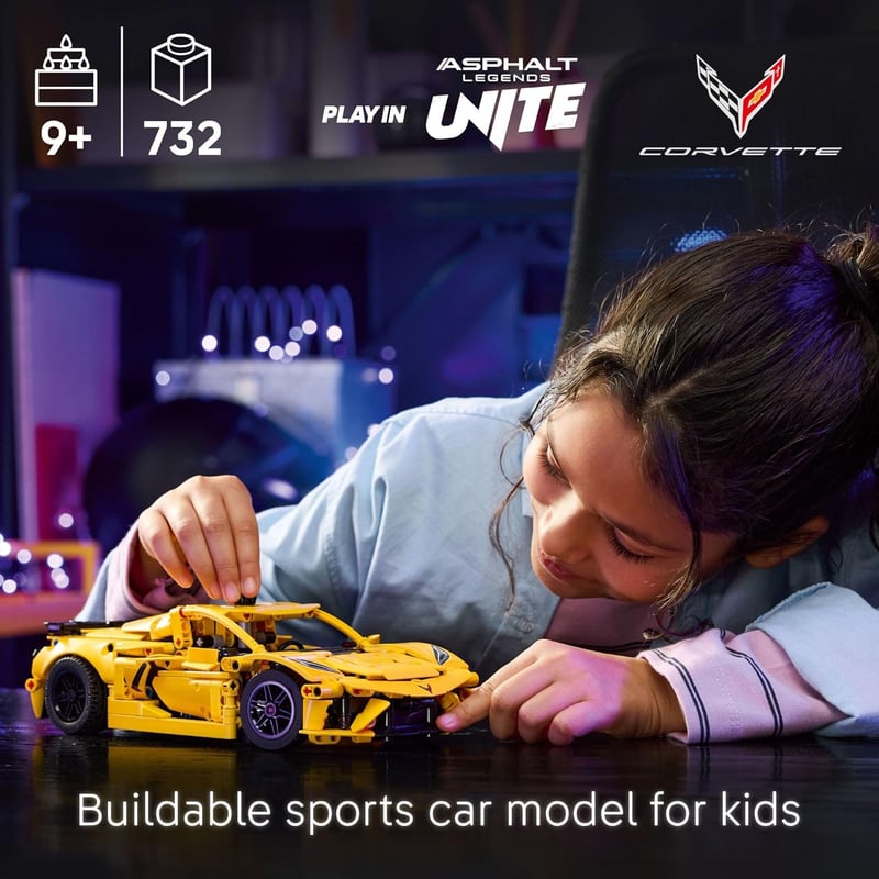 LEGO Technic Chevrolet Corvette Stingray Model Car Set for Kids