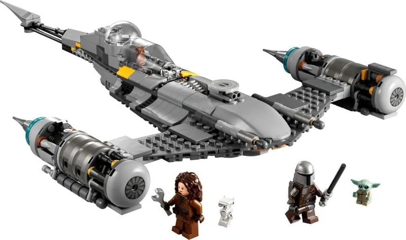 The Mandalorian's N-1 Starfighter LEGO Set with Baby Yoda & Droid - Age 9+