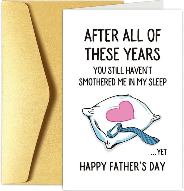 Hilarious Father's Day Card for Husband - 