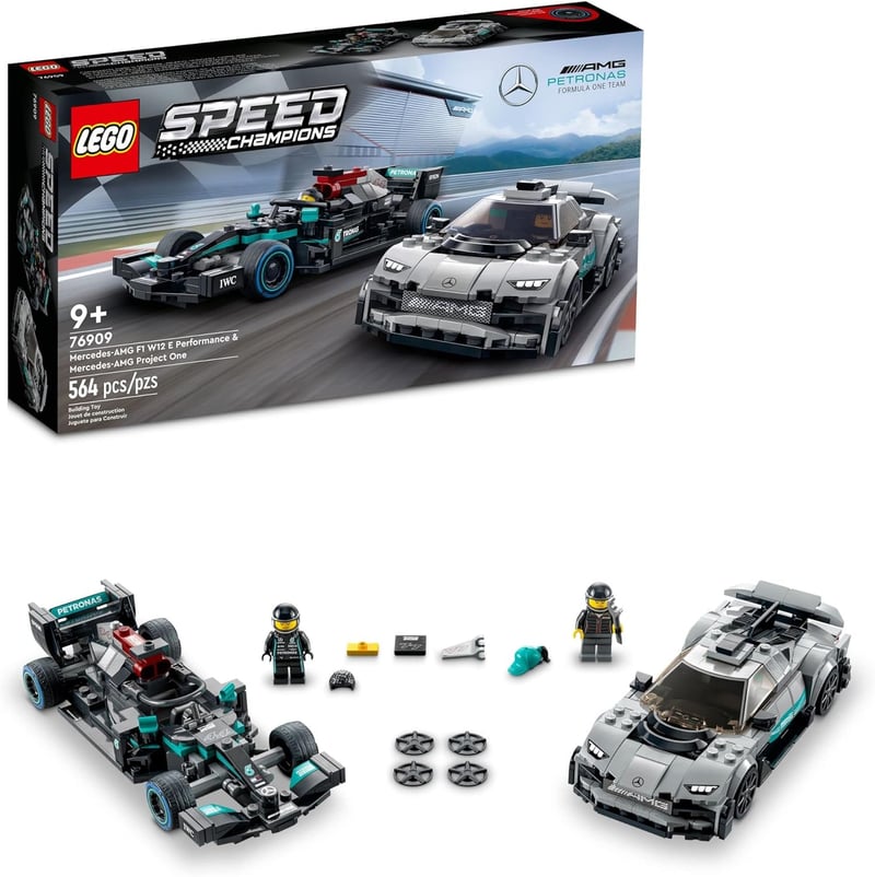 LEGO Speed Champions Mercedes-AMG F1 Toy Car Set, 76909