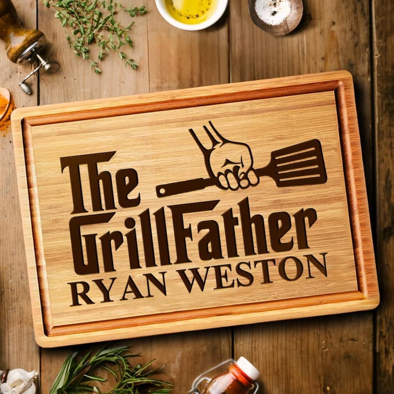 Personalized Cutting Board for Dad - Ideal Father's Day Gift