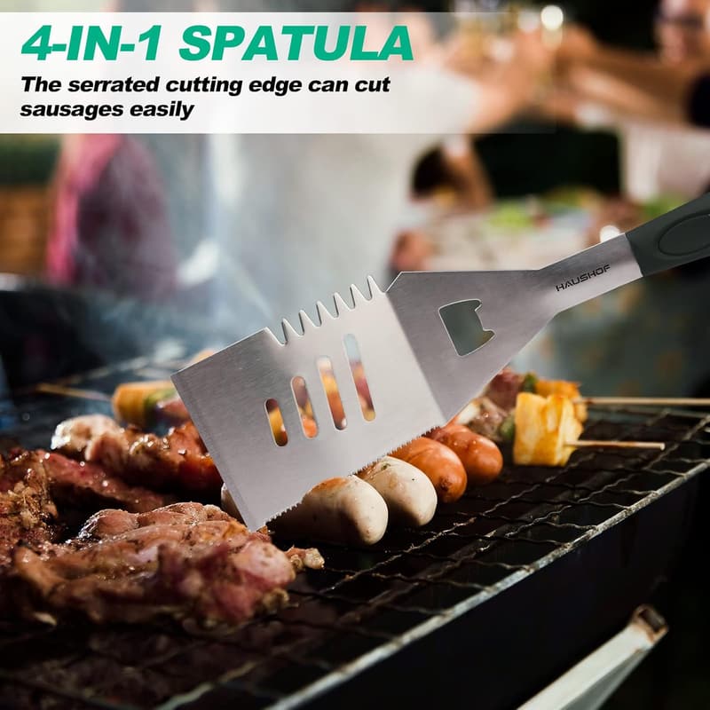 Premium Stainless Steel BBQ Tool Set for Grilling Enthusiasts