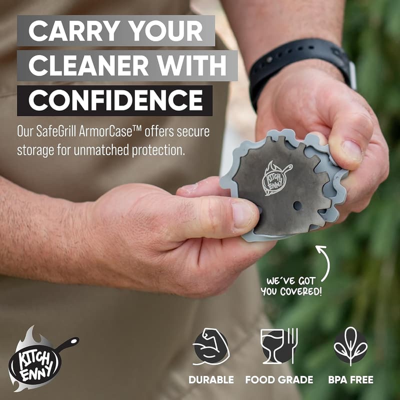 Bristle-Free Grill Scraper - Perfect BBQ Accessory for Dads