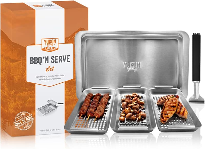 BBQ 'N Serve Grill Baskets Set