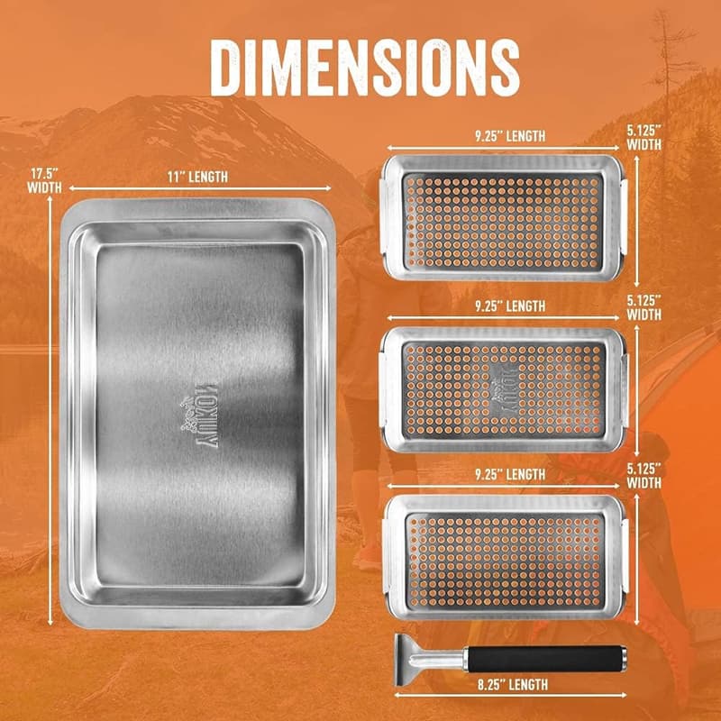 BBQ 'N Serve Grill Baskets Set