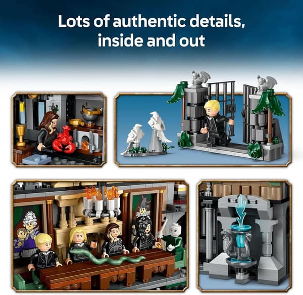 LEGO Harry Potter Malfoy Manor Building Set with 9 Minifigures
