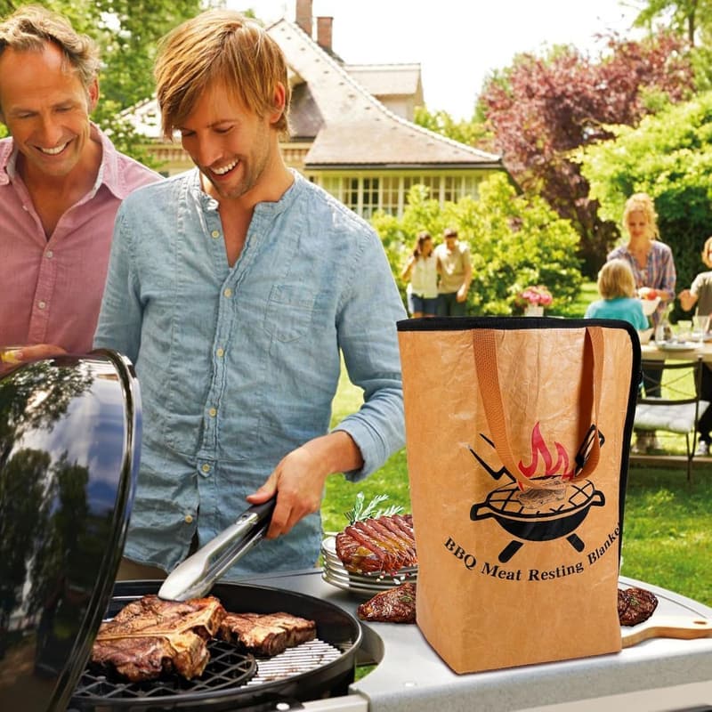 Heavy-Duty Insulated BBQ Smoker Blanket for Meat Resting