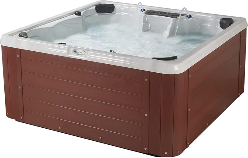AquaLife 4-Person 24-Jet Acrylic Hot Tub with Bluetooth Stereo