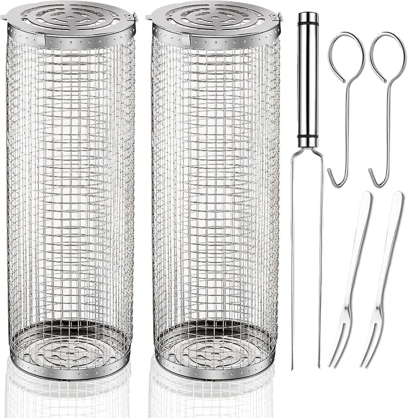 Grilling Basket Set for Father's Day - Outdoor BBQ Gift