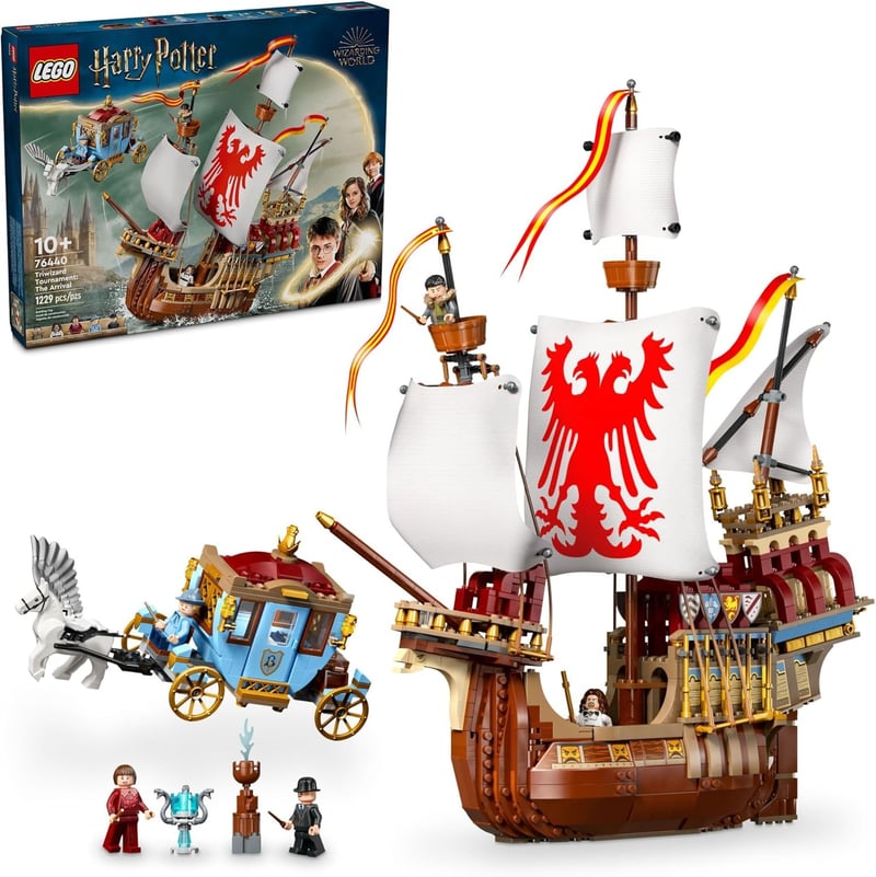 Harry Potter Triwizard Tournament LEGO Set with Carriage & Ship