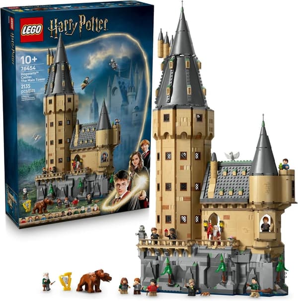 LEGO Harry Potter Hogwarts Castle Main Tower Building Set