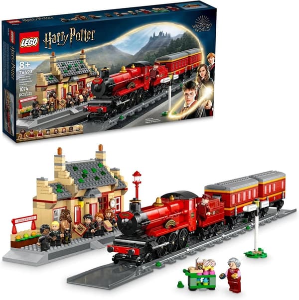 Harry Potter Hogwarts Express Building Toy Set with 8 Minifigures