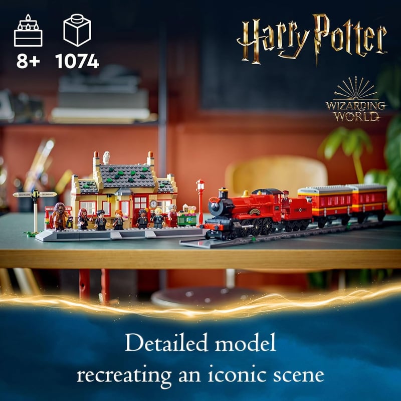 Harry Potter Hogwarts Express Building Toy Set with 8 Minifigures