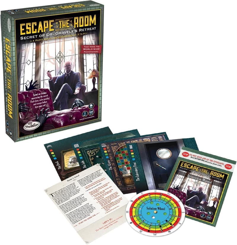 Escape Room Experience: Secret of Dr. Gravely's Retreat for Ages 13+