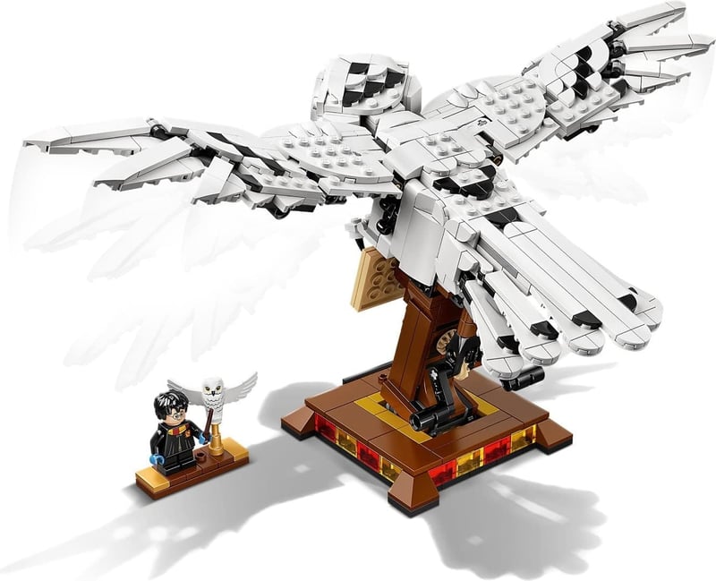 LEGO Harry Potter Hedwig Owl Building Toy & Display Model