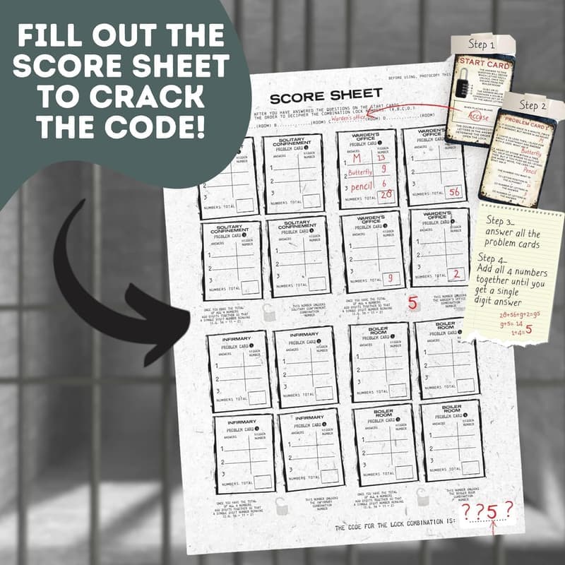 Kids' Escape Room Game - Brainteasers & Puzzles for Family Fun