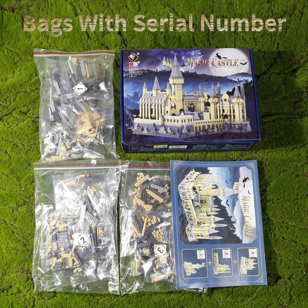 Harry Potter Magic Castle Micro Building Blocks Set for Ages 14+