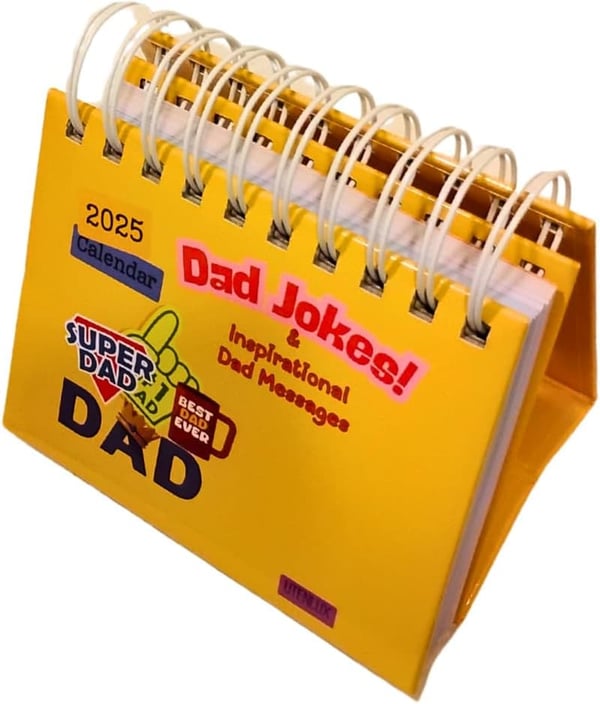2025 Dad Jokes Calendar with Heartfelt Messages for Father