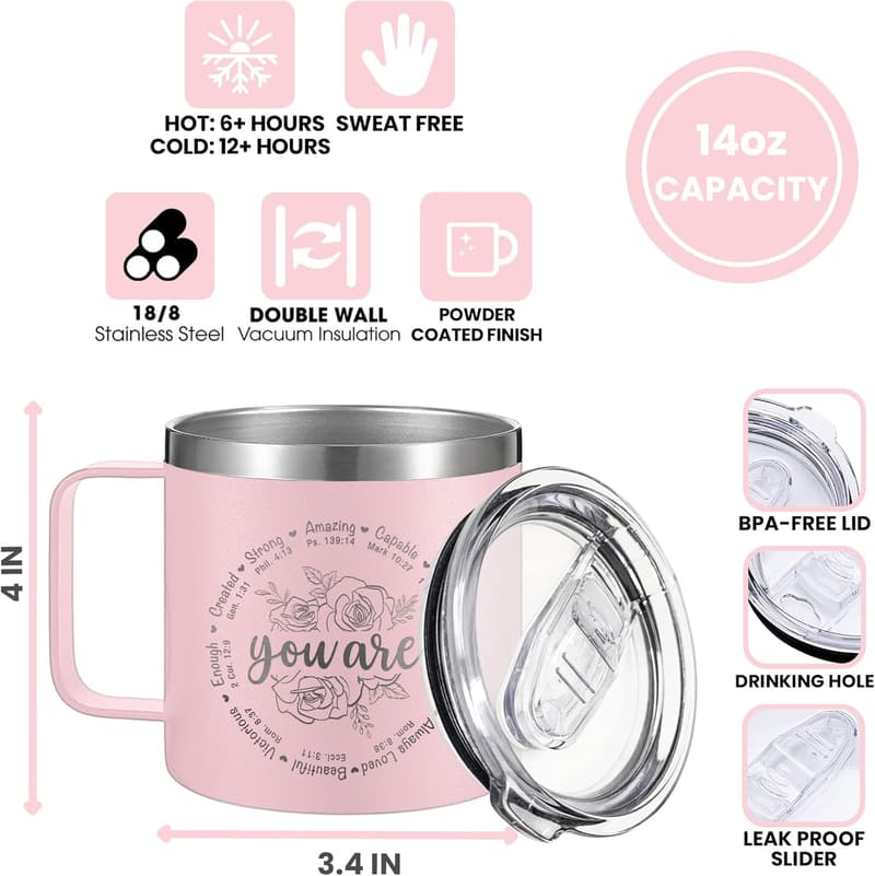 Inspirational Christian Mug for Women - Birthday & Christmas Gift